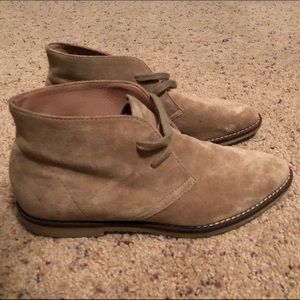 Super cute jcrew suede ankle boots